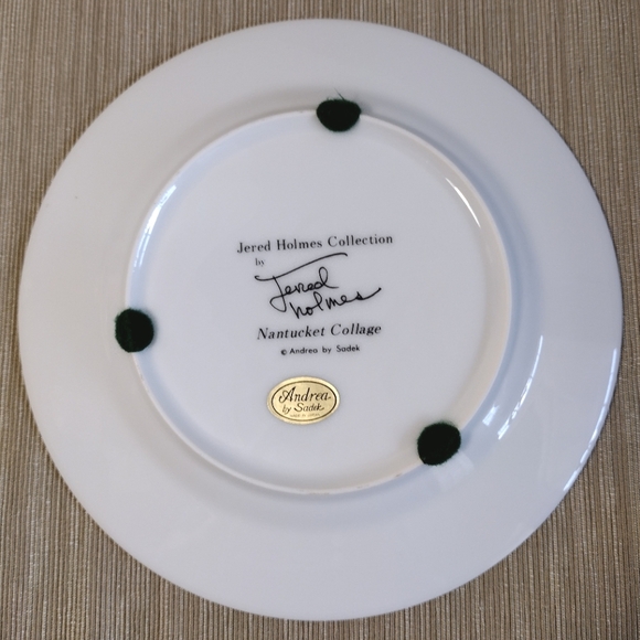 Nantucket Collage Andrea by Sadek - Goldfish Plate - Jered Holmes 7.5" - Picture 6 of 7